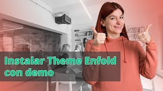 Instalar Theme Enfold con demo WordPress [upl. by Einallem34]