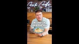 Mit Protein Pulver kochen wo soll das noch hinführen 😨🫣… highprotein muskelaufbau nudeln [upl. by Allerim144]