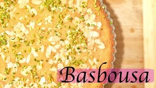 Basbousa  Semolina Cake  بسبوسة  Gabelouze  Kalbelouz  Kaiser in the Kitchen [upl. by Adnocahs358]