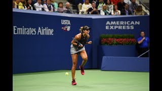 2017 US Open Top 5 plays from Mertens vs Keys [upl. by Akahc107]