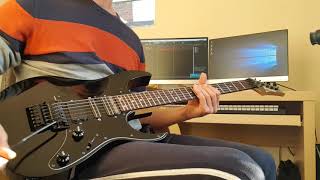 Ibanez RG550 with Dimarzio Evolution Bridge and Sustainiac [upl. by Nodnerb]