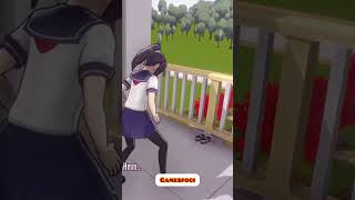 push osana  Yandere fan games simulator simulatorgames yanderesimulator yandere gamesshort [upl. by Shue]