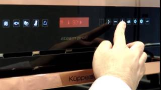 Kuppersbusch EDG65500 Steamer demonstration [upl. by Ecirp]