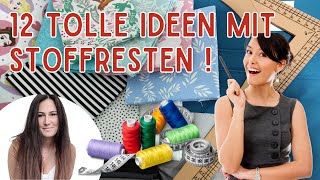 12 tolle Idee mit Stoffresten  Nähtinchen [upl. by Toblat]