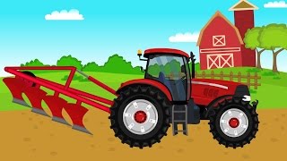 Bigs Tractors for Kids  Animations and Video Story  Colorful Farm Vehicles and Animated Farm [upl. by Nysila503]