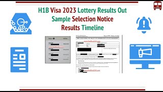 H1B Visa 2023 Lottery Results are out Sample Selection Notice FAQs Timeline [upl. by Nodyl]