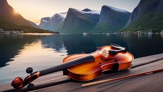 Heavenly Violin amp Cello 🎻 50 Beautiful Instrumentals 🎻 4k Norway Scenic Relaxation [upl. by Olwena]