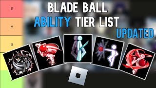 Blade Ball Ability Tier List [upl. by Fitzpatrick]