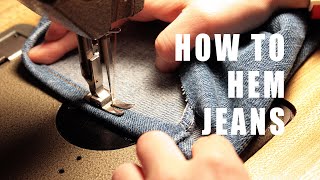 How to Hem Jeans and Other Pants [upl. by Berners]