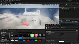 UE51 Placeable Volumetric FogCloud using Strata Works with normal material editor too [upl. by Rojam]