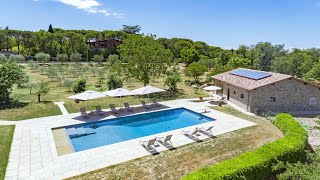 CALAFRALINA  Villa in Radda in Chianti Siena Tuscany [upl. by Calendra]