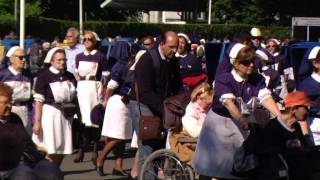 Lourdes 2011  Madrid España la procesión eucarística [upl. by Pul283]