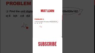 Unit digits problems solved class 1 mathematics mathstricks psc university learn free [upl. by Anelrats]