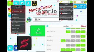 MACRO TUTORIAL  XELAHOT AGARIO FOR IOS [upl. by Tyne]