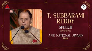 T Subbarami Reddy Full Speech  ANR Awards 2024  ANRLivesOn [upl. by Leahcimal5]