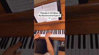 Prelude in C Minor by Rachmaninoff pt 2 pianomusic piano classicalmusic rachmaninoff [upl. by Eivets]