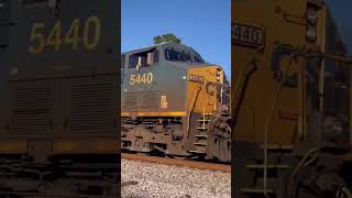 CSX I137 flies past Love ❤️ Street in Folkston GA Winterwatch csxrailroad georgia fun shorts [upl. by Nolyd]