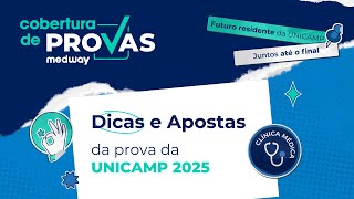 Dicas e Apostas para a prova da UNICAMP  Clínica Médica  Cobertura de Provas Medway [upl. by Ilojne749]