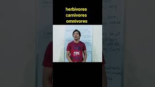 Herbivoers carnivores omnivores herbivores omnivores shorts [upl. by Cari]