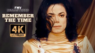 Michael Jackson  Remember The Time  LIVE 4K UHD  Remastered amp Edited  FMV [upl. by Merilee]