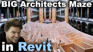 BIG Architects Maze in Revit Tutorial [upl. by Otrebron]