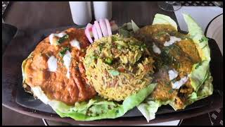 sizzlers paneer kofta biryani indianfood yummyfood [upl. by Nnyl]