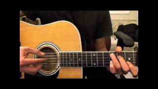 Just a Dream by Nelly  intro amp chords guitar tutorial [upl. by Yatnwahs]