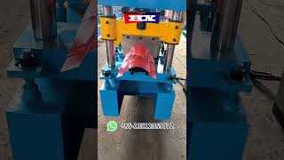 Metal ridge cap roof tile cold roll making forming machine [upl. by Evante379]