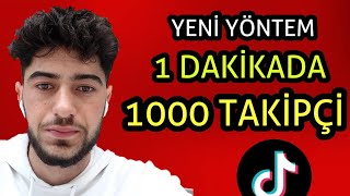 TİKTOK TAKİPÇİ HİLESİ  1 DAKİKADA 1000 TAKİPÇİ YENİ YÖNTEM 2024 [upl. by Rubi637]