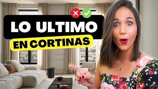 MEJORES TRUCOS PARA UNAS CORTINAS DE LUJO 😱 Diseño de Interiores Elegantes [upl. by Adalie]