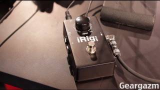 HandsOn iRig Stomp Guitar Pedal amp Interface [upl. by Anerys495]