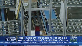 Operations Resuming At Warrendale Postal Distribution Center [upl. by Aerdnek]