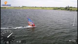 Fanatic Falcon 132 Gaastra Vapor 2016 86 Muziek by Ram6 [upl. by Ijic69]