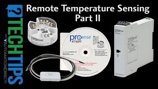 Remote Temperature Sensing Part II from AutomationDirect [upl. by Tasha]