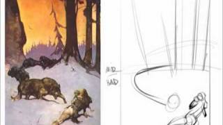 How to Draw Composition Well  Frazetta Study [upl. by Lopez]