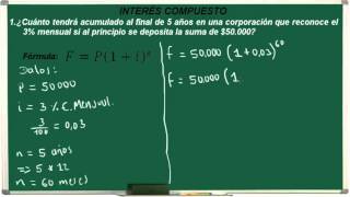 INTERÉS COMPUESTO [upl. by Sumerlin]