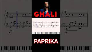 PAPRIKA  GHALI  ritornello al pianoforte [upl. by Akemor]