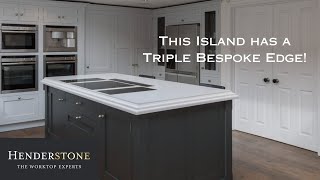 Silestone White Storm Quartz Worktops  Henderstone [upl. by Annaxor]