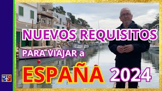 VIAJAR a ESPAÑA 2024 Cambio en los Requisitos de MIGRACIONES ACTUALIZADO [upl. by Inafets]