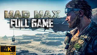 Mad Max  Full Game Playthrough  4K PC Ultra [upl. by Albertson]