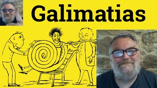 😎 Galimatias Meaning  Galimatias Defined  Galimatias Definition  Galimatias Examples  Galimatias [upl. by Hadden]