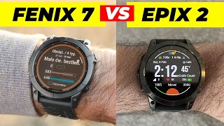 GARMIN FENIX 7 vs EPIX 2 Qual Garmin Você Deve Escolher [upl. by Annawad]