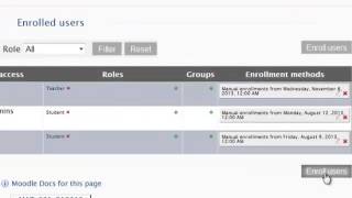 Enroll a Dummy User in your Moodle Class Instructor [upl. by Ewall403]