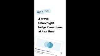 Sharesight  3 ways Sharesight helps Canadian investors at tax time [upl. by Bradman]