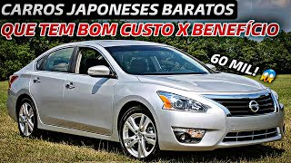 5 MELHORES CARROS JAPONESES CONFIÁVEIS E BARATOS com melhor custo x benefício para 20222022 [upl. by Arocat]