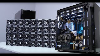 「BRO」4K Water Coolant PC Build DOUBLE KILL🔪🔪 CORSAIR 1000D With 34 Unit Fan Without One Tube [upl. by Christabella]