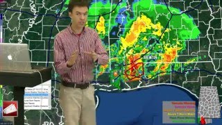 RZW Severe Weather Coverage 12232015  7AM [upl. by Ahseei]