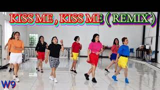 KISS MEKISS MEREMIXLine DanceChoreoNina CTWJuilin CTWTina CTW32C4WBeginner410620 [upl. by Rebah]