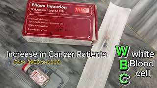 how to increase white blood cells WBC Cancer Chemotherapy Radiation Filgen filgrastim injection [upl. by Marozas]