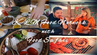 KLM Food Network with South African BBQ recipes Onglet steak with biriyani spices Food safari [upl. by Nareht]